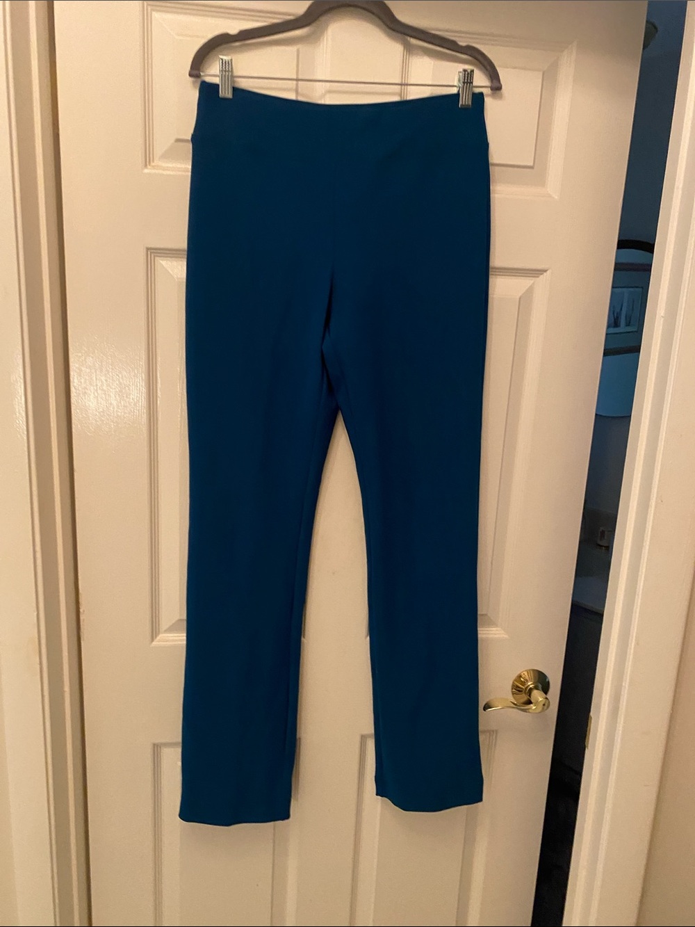 Boston Proper Teal Straight Leg Pants